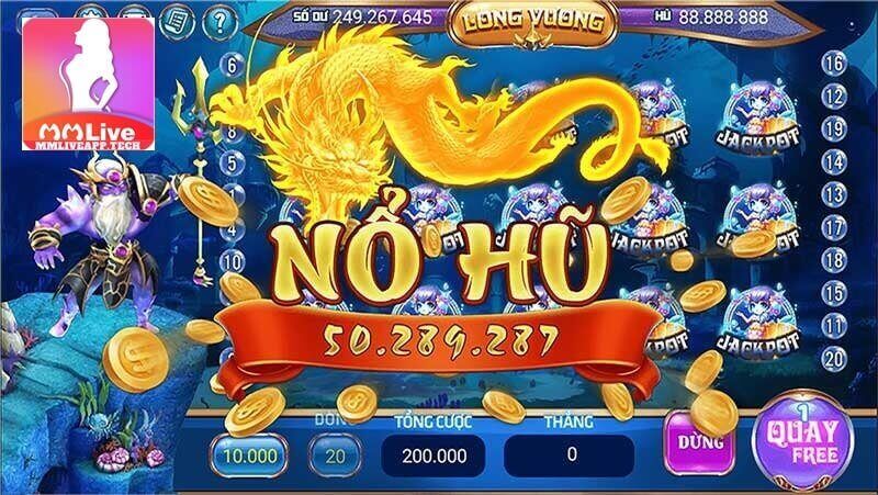 Game nổ hũ Jackpot trên MMLive 