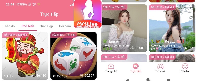 Mmlive chơi game miễn phí