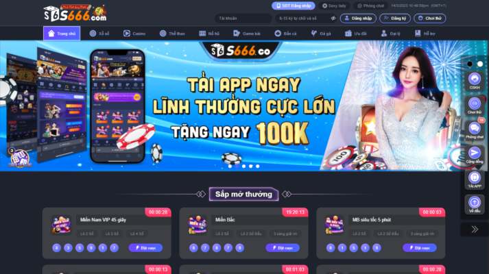 S666 là trang web mới ra mắt nhưng đã đứng vị trí hàng đầu thị trường